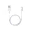 USB Cable + Mains Charger - Phonillico® - iPhone 11/11 PRO/11 PRO MAX - 1 Meter - White - 1A