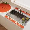 Cartoon Mat Faucet Water Stopper Mat Kitchen Countertop Absorbent Mat Diatomaceous Earth Draining Mat Easy Care Coaster Sink Mat
