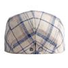 HT3708 New Autumn Winter Cap Hat Men Women Wool Beret Cap Male Female Plaid Artist Painter Beret Hat   Flat Cap Berets