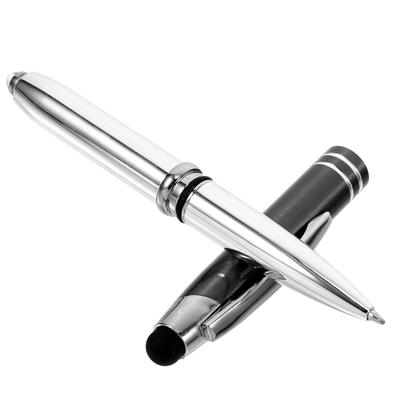 LED Light Ballpen with Stylus Tip Multi-Function Capacitive Pen Smooth Writing Ballpoint Pen for Touch Screens