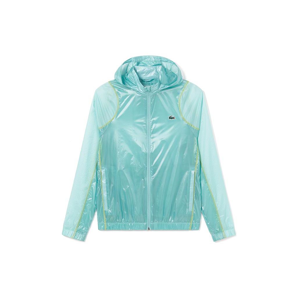 LACOSTE Jackets Men`s Blue Hooded Moderate