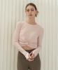 Formative (Fm50121) Twist Crop Long Sleeve_Mild Pink