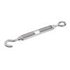 304 Stainless Steel Turnbuckle Open Body Wire Rope Tightener - M8