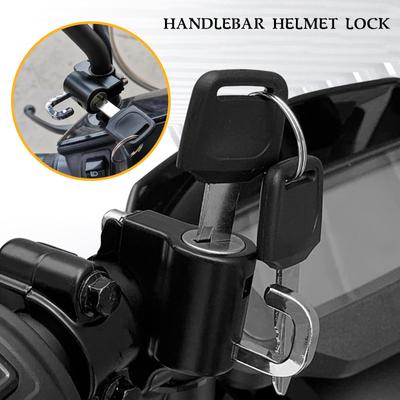 (Kung Pao Chicken)Anti-theft Helmet Safety Lock For 7/8 '' 22mm Handlebar Motorcycle Bike