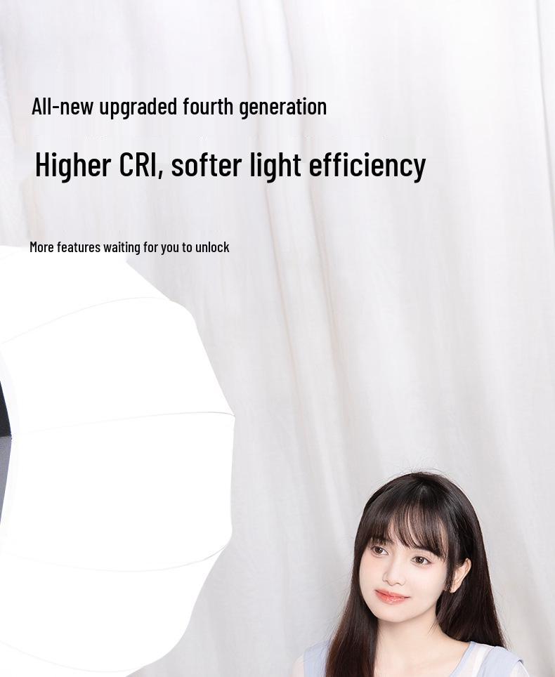LED Live Broadcast Fill Light GL200D/GL300D - Constant Soft Light Lamp for Studio and Streaming Photography