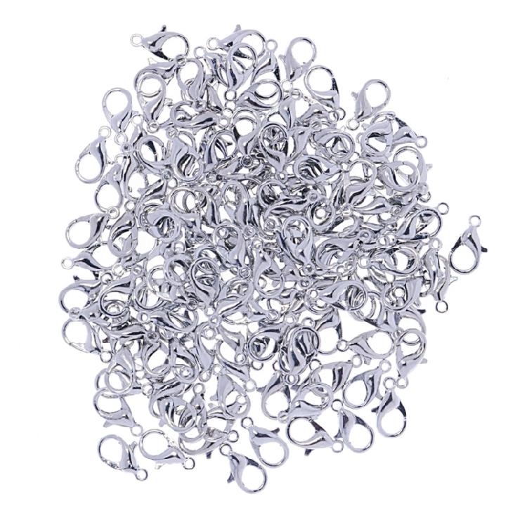 150 Pieces Elegant Gold/Silver Lobster Clasp Connectors for Necklaces and Bracelets Ideal for Craft Projects Supplies
