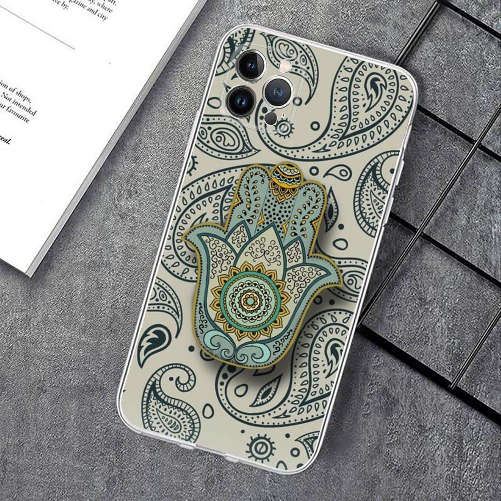 Hamsa Hand Of Fatima Phone Case For iPhone 15 14 11 12 13 Mini Pro XS Max Cover 6 7 8 Plus X XR SE 2020 Funda Shell