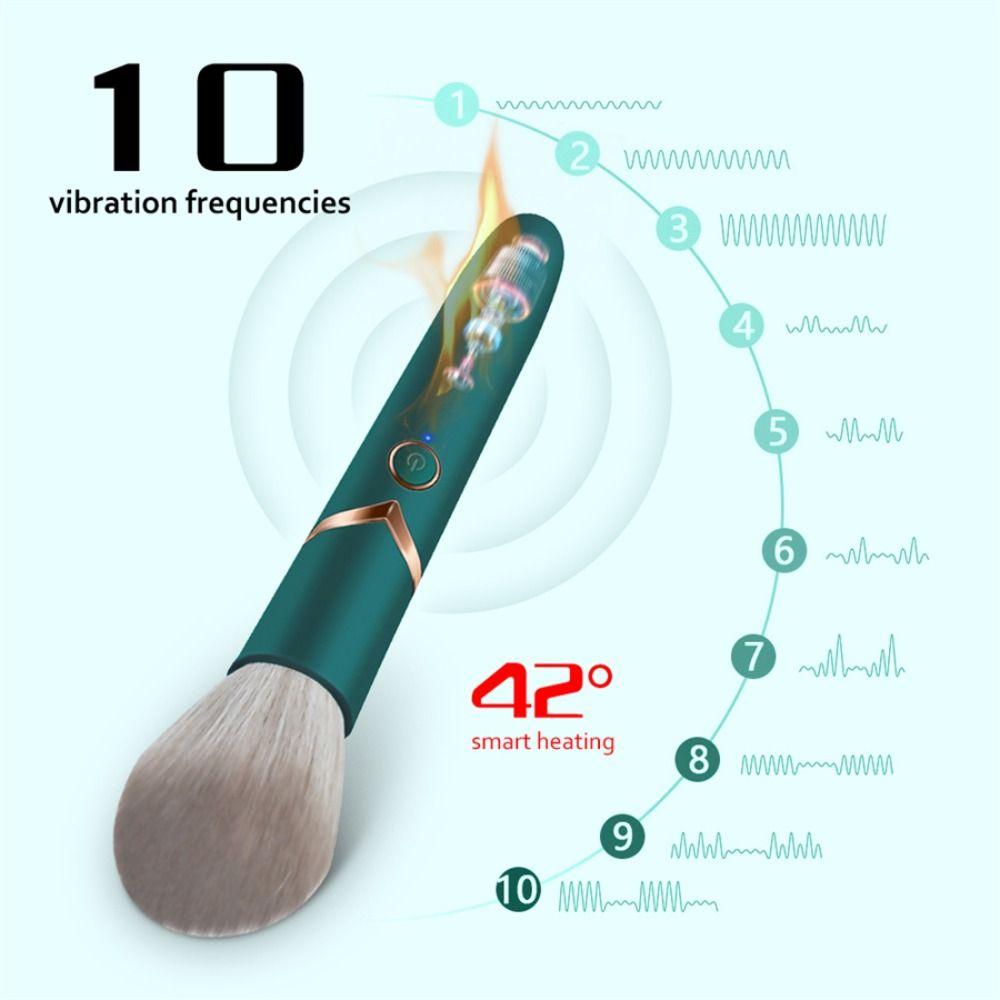 Multifunctional Vibration Makeup Brush Electric Massage Brush  Female Orgasm Clitoral