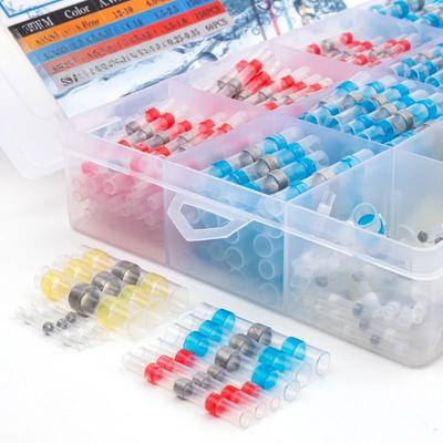 50-400 Stück Drahtverbinder Lötstick Drahtverbinder Isoliert Löt Hitzeschrumpf Wasserdicht Crimp Kabelschuhe für Kabel