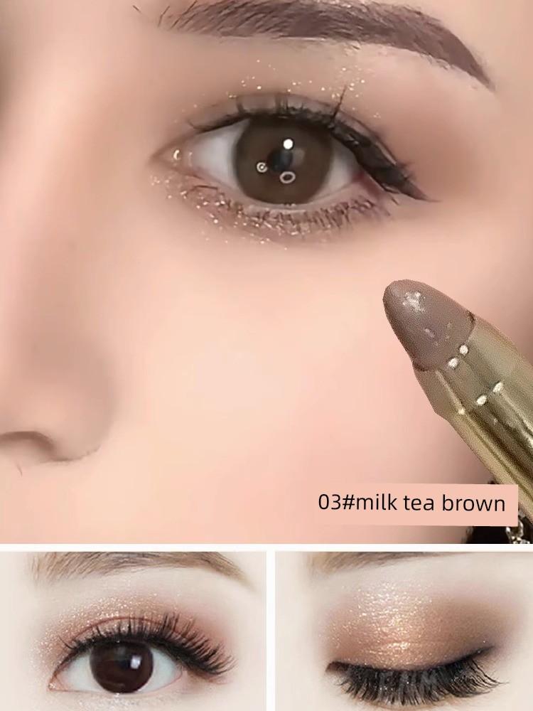 Highlight Eyeliner Pen Eye Shadow Stick Bean Bag One-Touch Molding Earth Color 2025 New Arrival Eye Makeup Flagship Store Official Authentic Products