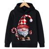 Comfortable Autumn Winter Sweatshirts Christmas Cartoon Fashion Santa Claus Printed Clothes Children's Clothing Boys Girls Hoodies