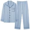 Men's Long Sleeve Cotton Pajama Set - Plus Size, Wearable Outdoors, Lightweight for Spring, Autumn, and Winter