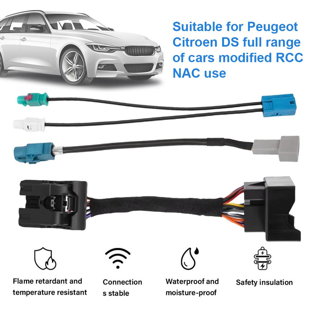 RCC Radio NAC Wireless Cable Adapter MRN Adapter Cable RCC Cable for Peugeot Citroen