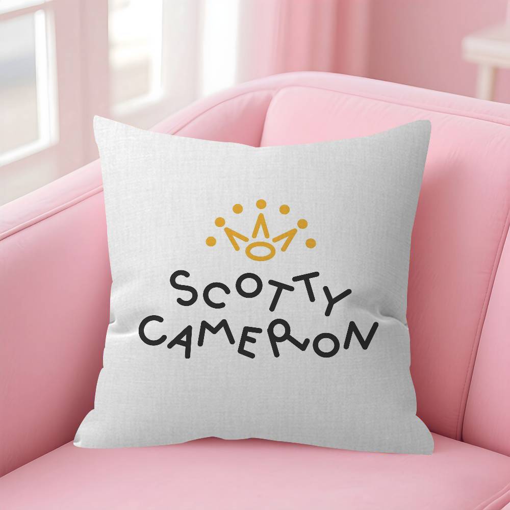 SScotty CCameron Maple Design Cushion Cover Happy Autumn Harvest Decor Holiday Decorati Pillow Cover 30x30 cm