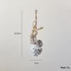 NUCHI Christmas Pine Cone String Ornaments & Wooden Bell Wind Chimes Decorations