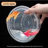 Zebian Round Disposable Food Containers with Lids
