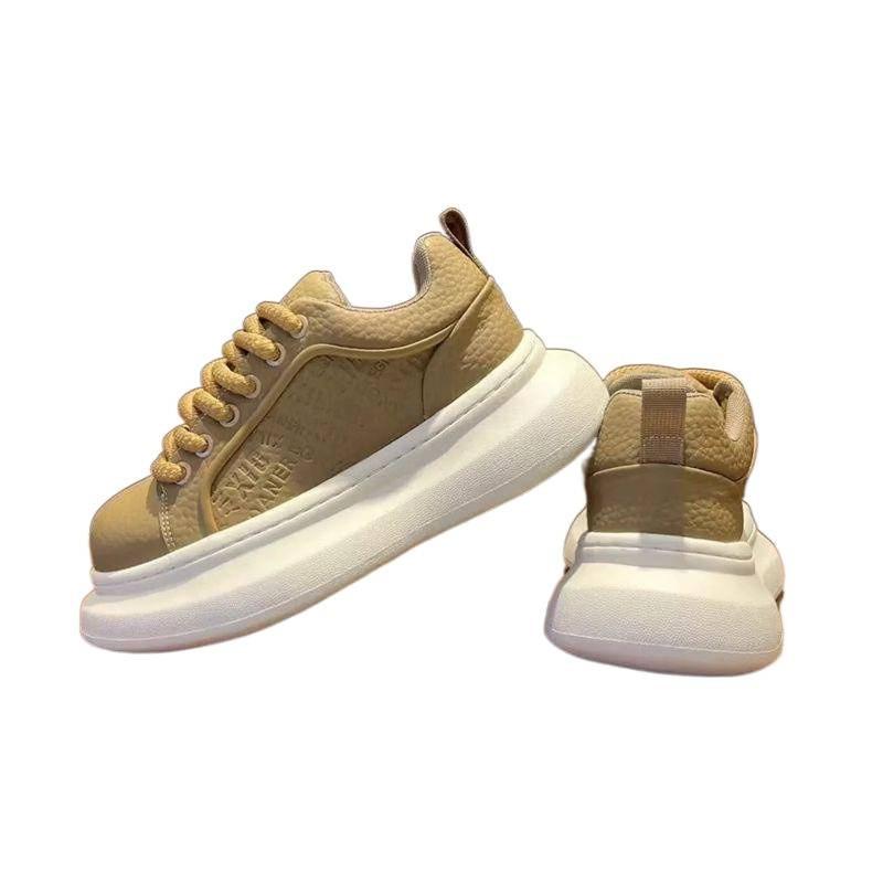 Mens Snake Print Leather Sneakers High-Top Casual Shoes With Cushioned Insole Rubber Sole