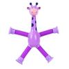Suction Cup Giraffe Robot Stretch Toy - Morphing Educational Extendable Tube Toy for Kids (No Lights)