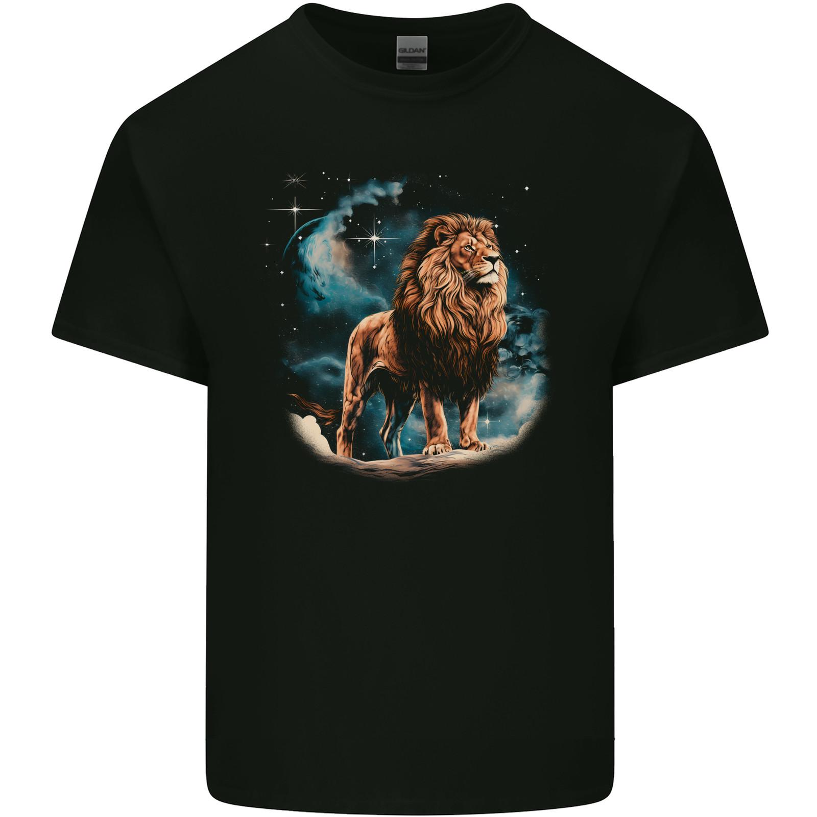 26 Majestic Fantasy Lion Mens Cotton T-Shirt Tee Top Unisex T-Shirt M