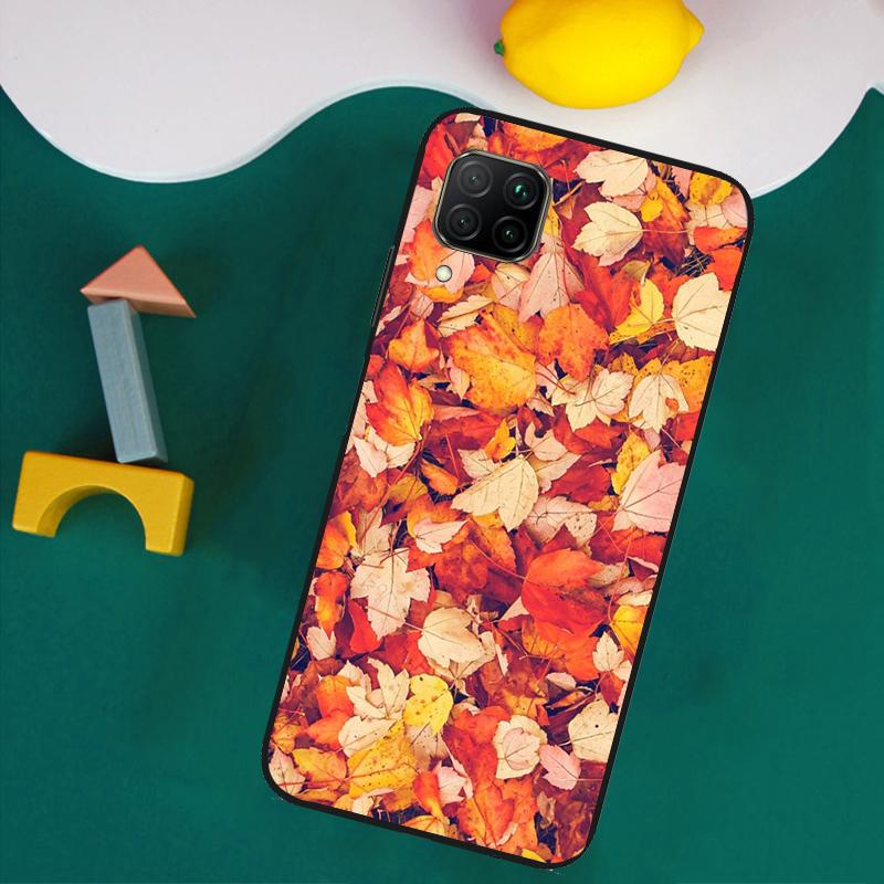 Autumn Leaves For Huawei Nova Y61 Y91 Y73 Y72 Y70 Y60 Y90 12s 12i 11i 8i 9 10 SE P30 P40 Lite P60 Pro Case