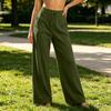 Women's High Waisted Wide Leg Pants with Pockets Casual Color Athletic Joggers
