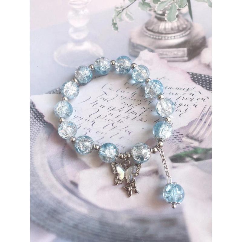 

Красочный кулон в виде орхидеи лотоса, браслет из бусин для женщин: Летние украшения дружбы