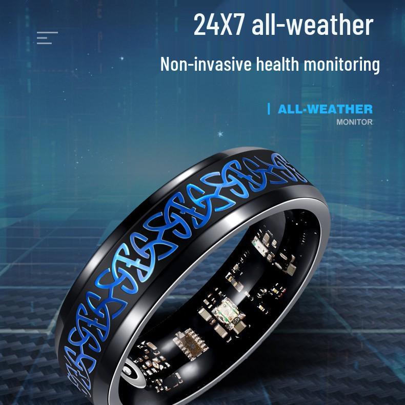 Four-Leaf Clover Smart Ring: Heart Rate, Blood Oxygen, Sleep, and Activity Tracker - Matching Set for Couples.