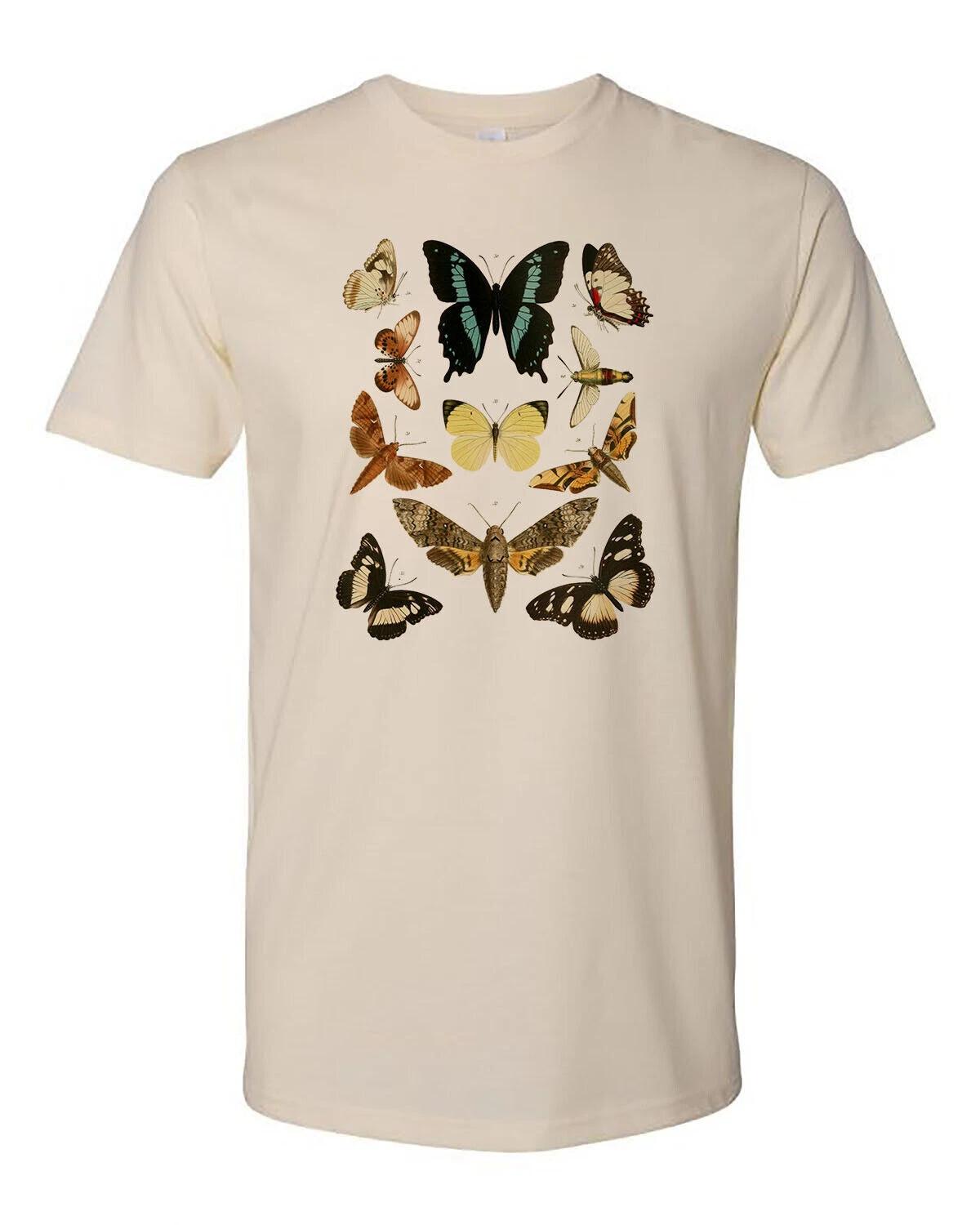 

Cottage Cult Clothing Tee T Shirt 100% Cotton Occult Goth Witch Butterflies M