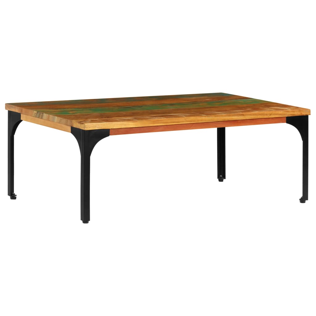 Coffee Table 100 X 60 X 35 Cm Solid Reclaimed Wood