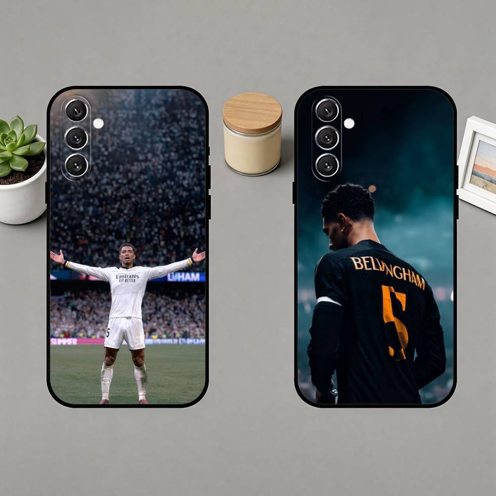 Custodia per telefono J-Jude Bellingham per Samsung Galaxy A91,80,73,72 ,71,53,52,32 ,31,22,21s,20, Custodia morbida nera