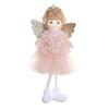 Christmas Plush Angel Girl Dolls Ornaments Xmas Tree Pendant Hanging Decoration For Home New Year Decor Supplies Kids Gifts