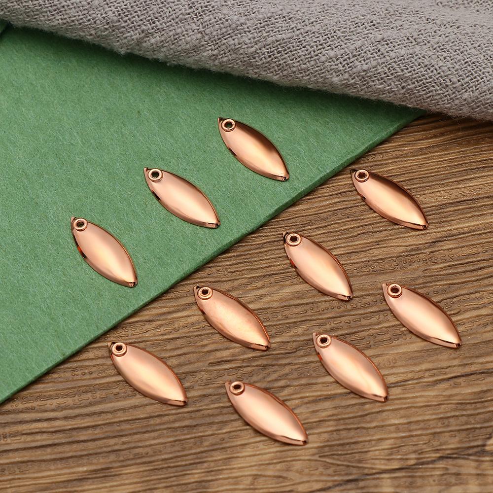 Spinner Tackle Sequin Vibration VIB Lure Blades Fishing Attractor Spinner Metal WillowMetal