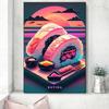 Japan Salmon Sushi Poster Prints For Kitchen Home Decor Cute Japanese Food Illustration Canvas Painting Wall Art Aesthetic No Frame