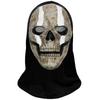 Creepy Halloween Full Head Skull Mask, Adult Entire Head Realistic Latex Helmet, Scary Skeleton