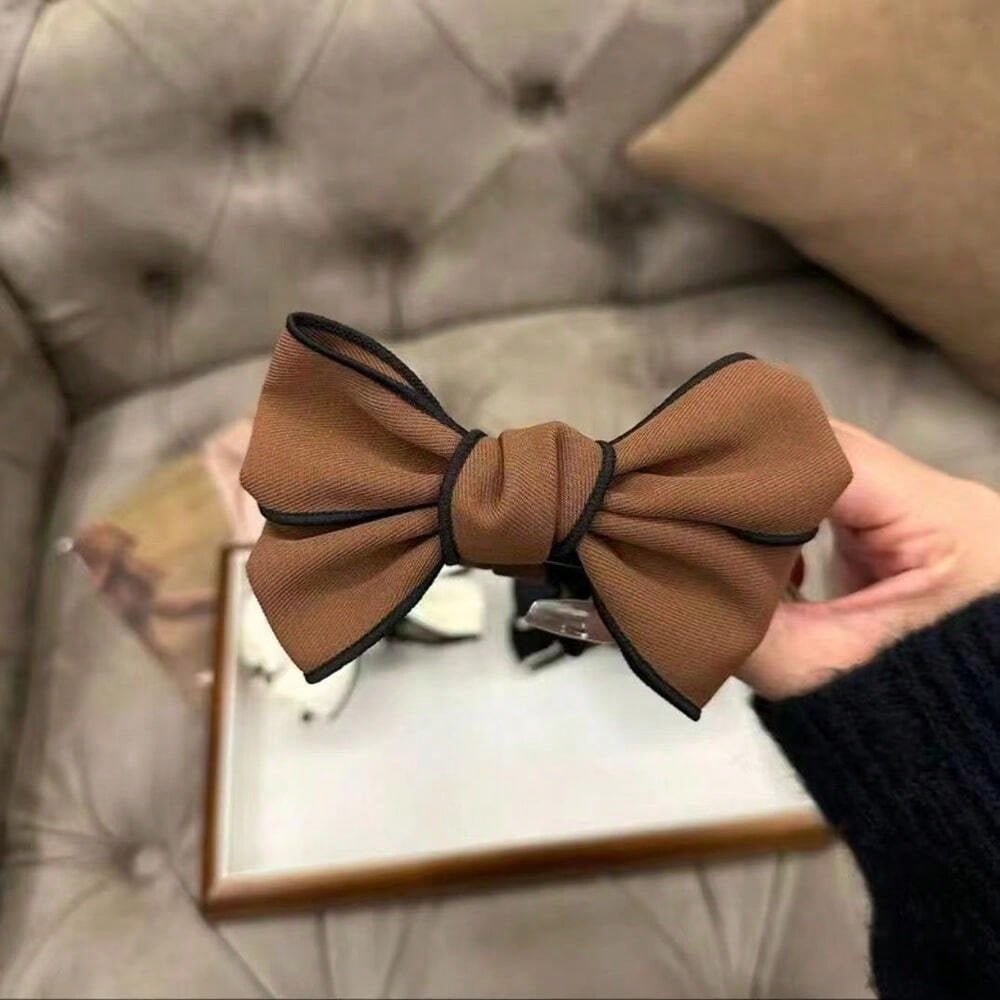 1 stk Koreansk Stil Sløjfe 3D Hårklemme, Minimalistiske og Moderne Hår Accessories til Hestehale