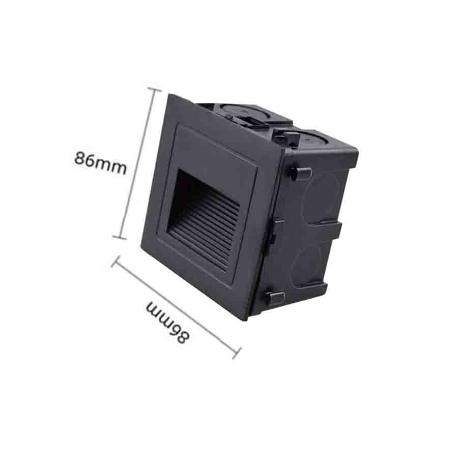 Thrisdar Waterproof LED Wall Light Led Step Stair Lights Outdoor LED Footlight Recessed Corner Lamp Exterior Garden Night Light