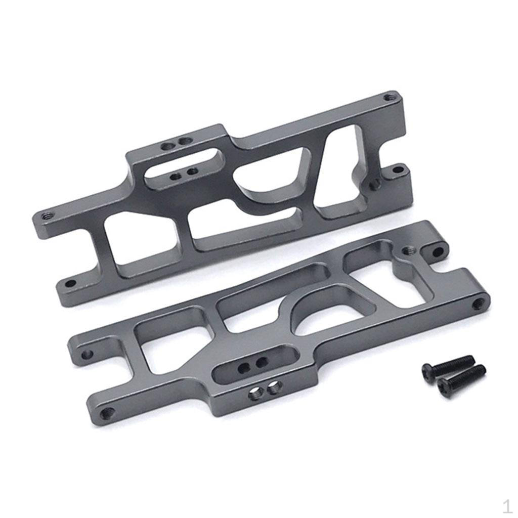 

2 Pieces Metal Rear Lower Swing 1:10 1:12 RC Car Model 12404 12401 Replaces Part Upgrade Parts Titanium