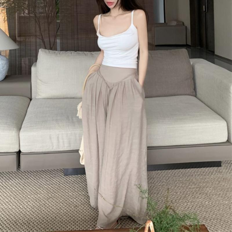 Kragen Falten Wunsch Reiner Stil Camisole West Für Damen Sommer Oberbekleidung Ärmellos Kurz Figurbetontes Oberteil Für Oberbekleidung