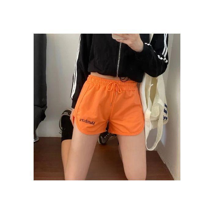 

Спортивные шорты для женщин, свободные летние домашние штаны для йоги, повседневные школьные брюки с высокой талией, для похудения, универсальные студенческие широкие брюки XXL