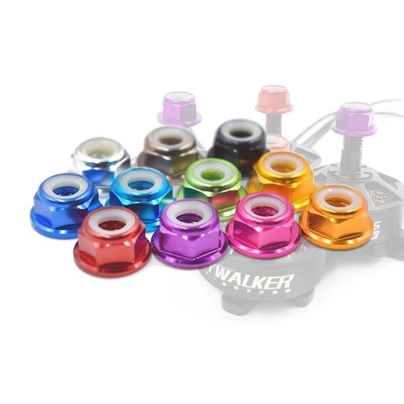 Xunhuo Aluminum Alloy Nylon Flange Lock Nuts