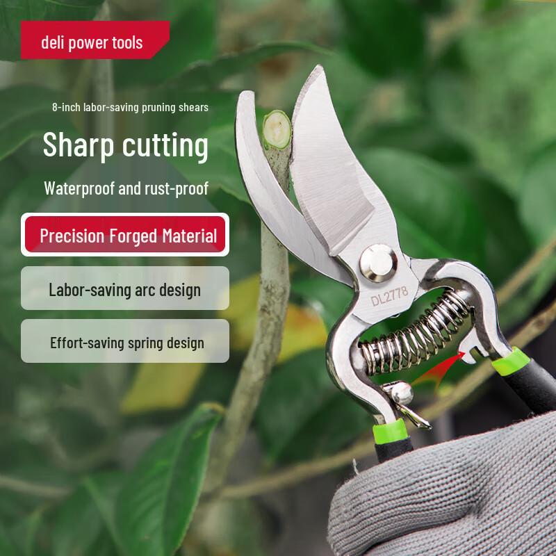 Deli 8-inch Garden Pruning Shears