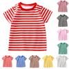 Children's Casual Short-sleeved Printed Round Neck Fashionable T-shirt Top