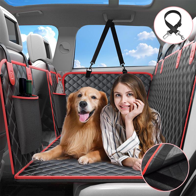 Waterproof Dog Car Seat Cover with Detachable Board - Scratch & Dirt Resistant 132*158 cm
