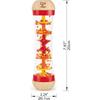 Hape Beads Raindrops Red Toy for Ages 1 and Up, Colorful Learning Activity, Fine Motor Skills Development