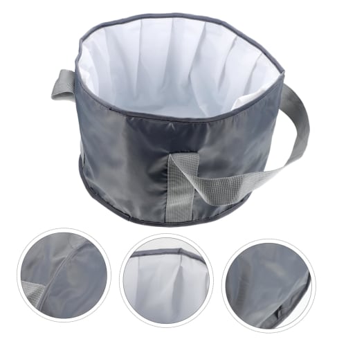 Healeved 1-Piece Foldable Outdoor Bathing Bucket for Travel and Footbaths