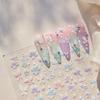 Tomoni 3D Embossed Nail Stickers: Bestseller Japanese Butterfly & Flower Nail Art Stickers