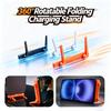 100W Data Cable Converter 360° Rotating Charging Cable Adapter Portable Cable Stand