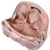 Francfranc Velvet Ribbon Stand Freestanding Cosmetic Makeup Storage Pouch, Pink, Stand-Up Style, Pouch,