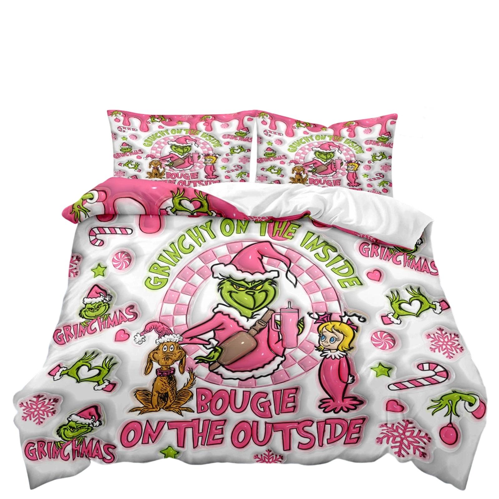 

Three Piece Bedding Set Bedroom Decoration One Size