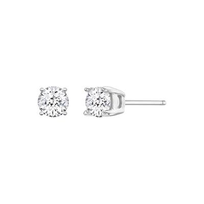 Oooho 4mm Cubic Earrings
